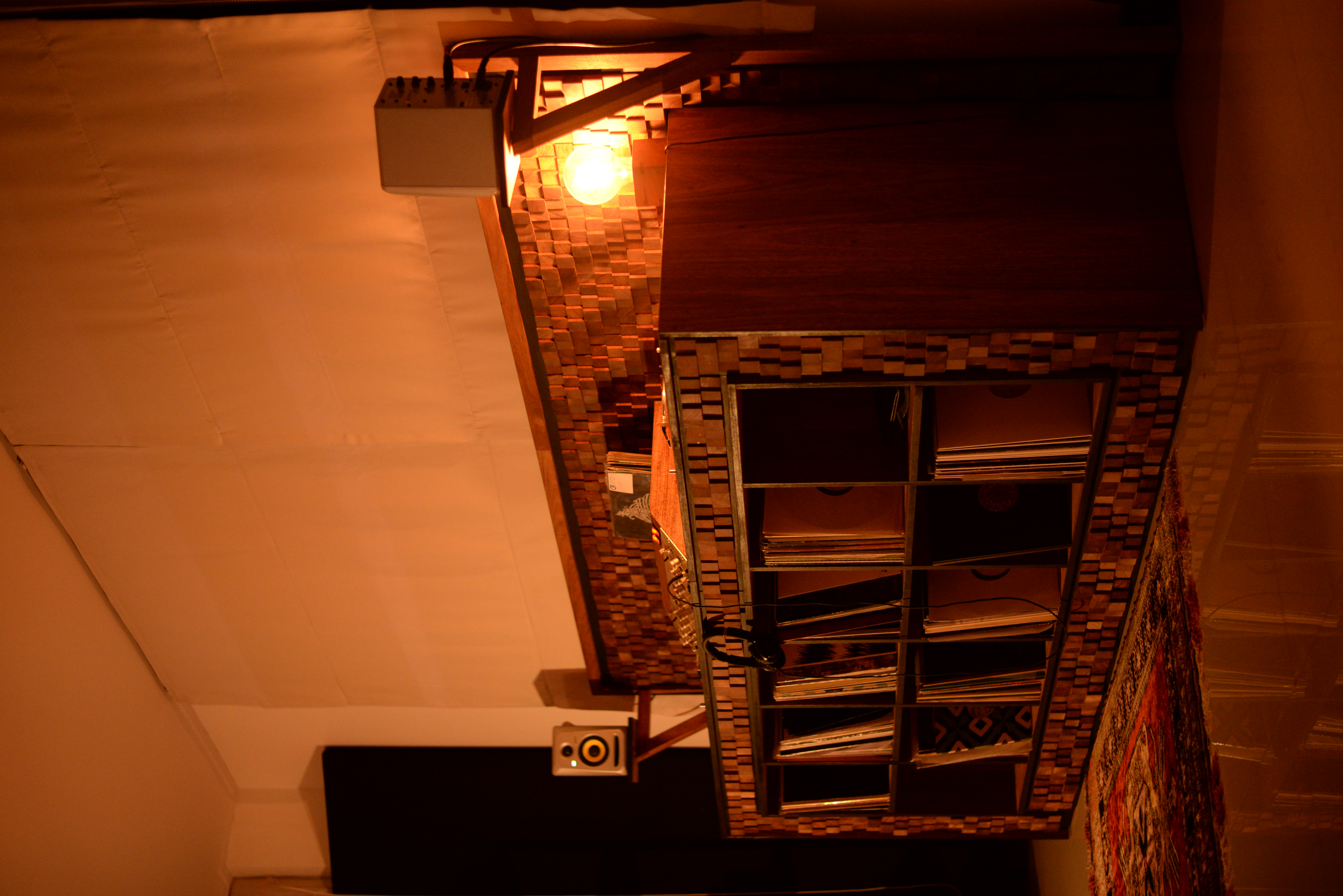 Build 001 full booth warm light